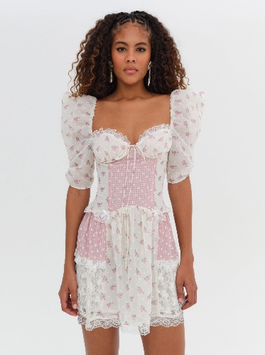 Francine Mini Dress — Pink