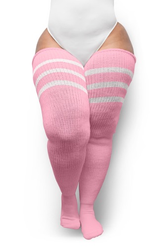 Pastel Pink & Stripes - Long 36 Inches