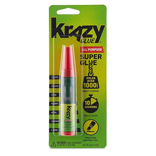 Krazy Glue, All Purpose, Precision Control Pen, 4 g - Clear - 1 Count