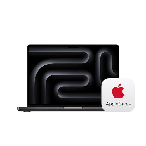 Apple 2023 MacBook Pro Laptop M3 Pro chip with 12‑core CPU, 18‑core GPU: 14.2-inch Liquid Retina XDR Display, 18GB Unified Memory, 1TB SSD Storage; Space Black with AppleCare+ (3 Years) - Apple M3 Pro Chip - 1TB - Space Black - With AppleCare+ (3 Years)