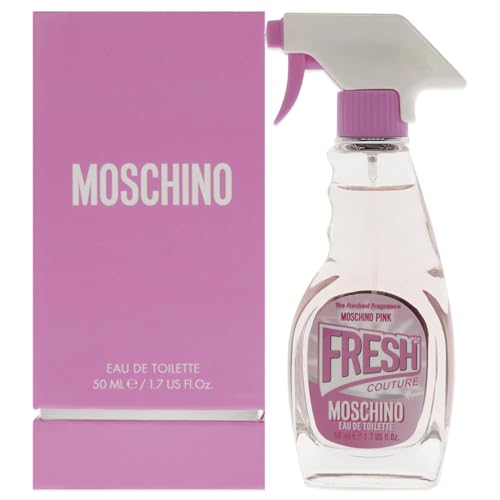 Moschino Pink “Fresh Couture” Eau de Toilette Spray, 50 ml - Floral - 50 ml (Pack of 1)