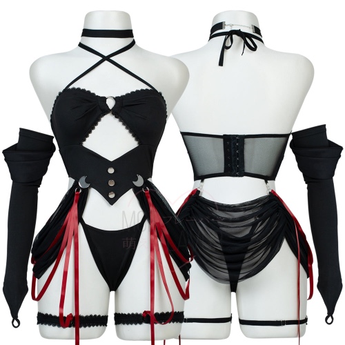 Pre-Order Moonlit Ritual Witch Lingerie - Black / 2nd Batch Pre-Order L/XL
