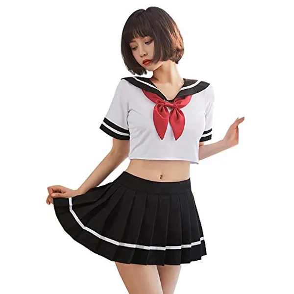 SINMIUANIME Sexy lingerie female JK uniform cosplay lingerie Japanese sailor soft cute student suit