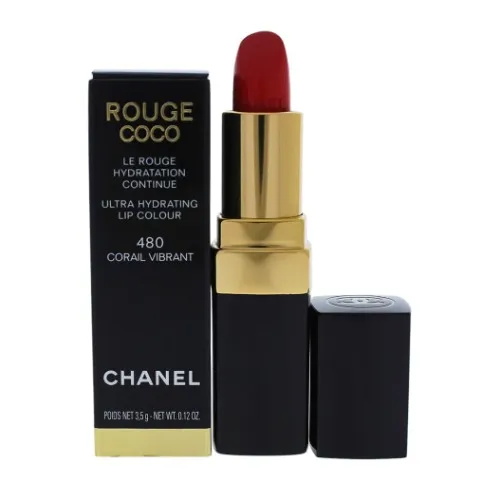 Rouge Coco Lipstick 480-Corail Vibrant