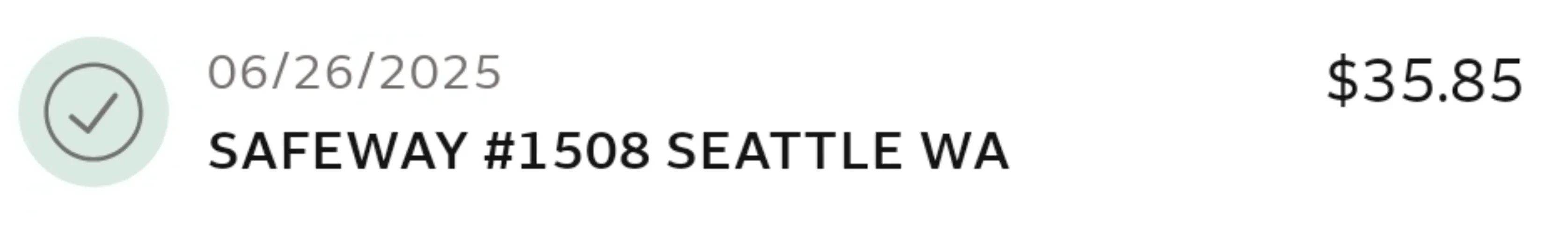 06/26/25 - Groceries