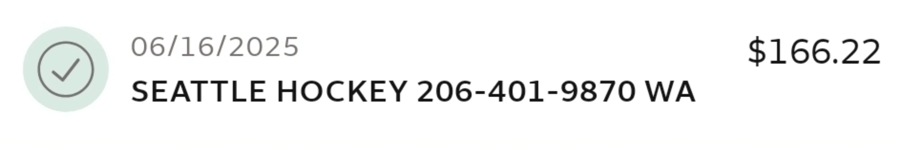 06/16/25 - Kraken Season Tickets Payment