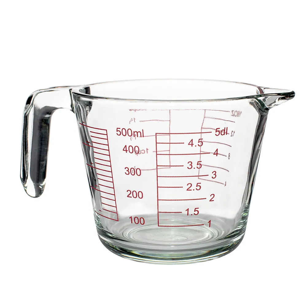 glass measuring jug