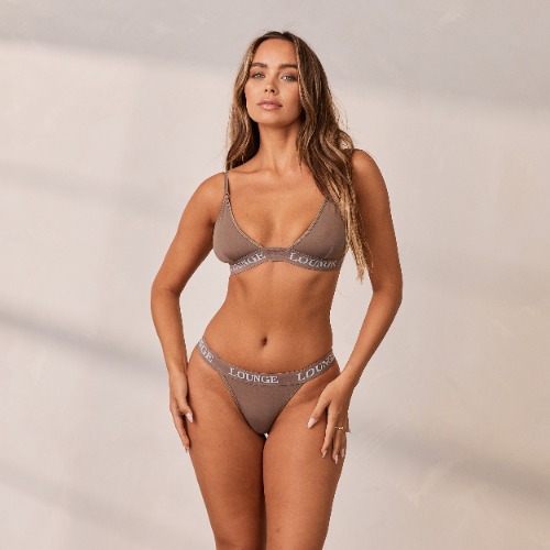 Bamboo Triangle Bra  - Coffee | M