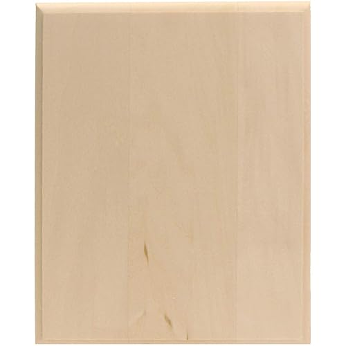 Walnut Hollow, 6 by 8-Inch Basswood Rectangle Plaque, 6"X8"