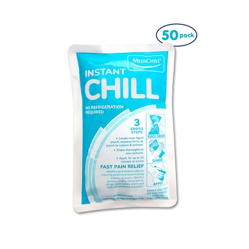 Bulk Instant Ice Packs - 50 Pack | Regular (10 x 16cm)