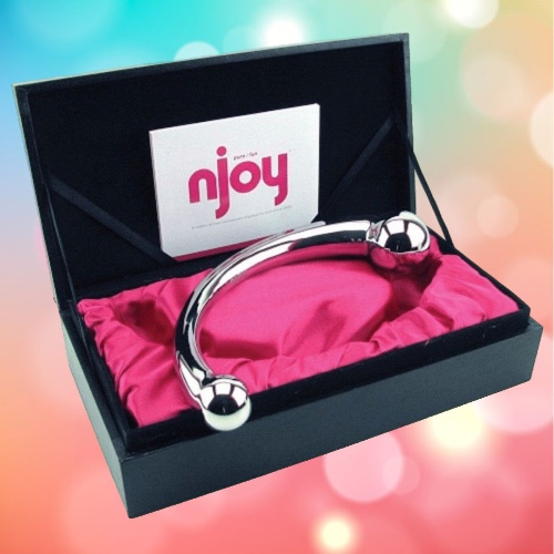 njoy Pure Wand Metal G-Spot and P-Spot Massager