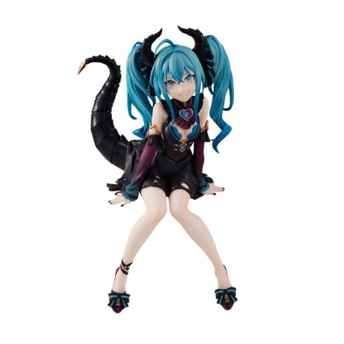 Xinchangda Anime Miku Figur Miku Kimono Stil Rotkäppchen Stil PVC Figur Sammlung Statue Ornamente Dekoration Kinder Spielzeug Puppe Geschenk Exquisite Boxed Puppe - Miku (Little Devil Version) 15 cm