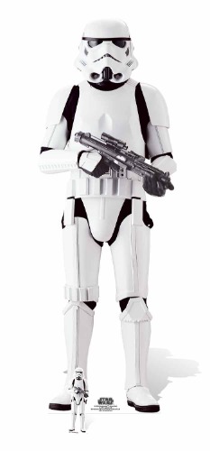 Star Wars Offizielle Ausschnitte, Pappe, Imperialer Stormtrooper, 180 x 63 x 180 cm