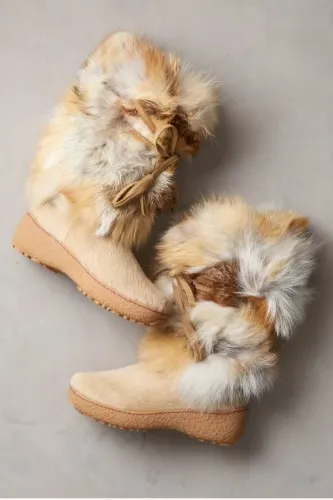 Women's Gigi Wool-Lined Fur Boots
