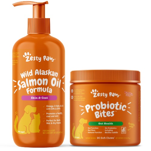 Pawsome Pumpkin Probiotic Bites™ & Salmon Oil Formula for Dogs - 2 Pack | Default Title