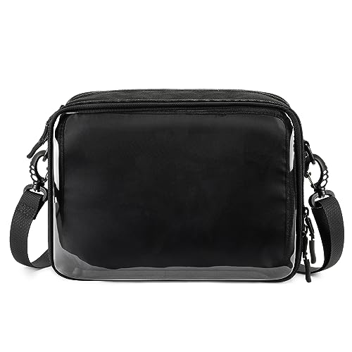 STEAMEDBUN Ita Bag Crossbody Small Ita Purse Pin Display Bag with Insert - Black