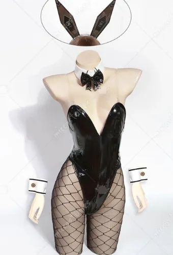 Noir Costume - Game Black Bunny Girl Bodysuit Set Cosplay | Top Quality Outfits for Sale