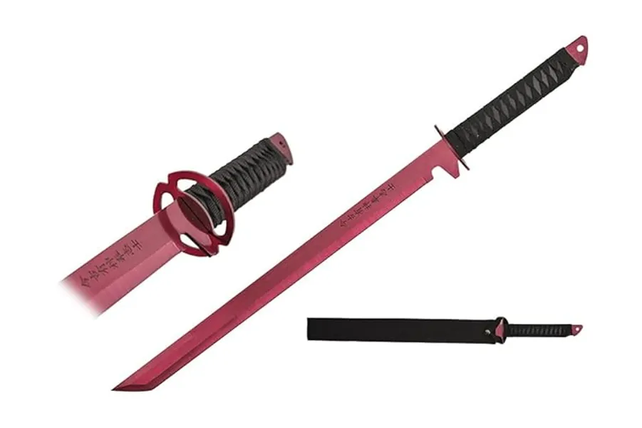 Snake Eye Tactical Full Tang Double Serrated Fantasy Sword w/Sheath Hunting Camping Fishing Outdoors (5020)