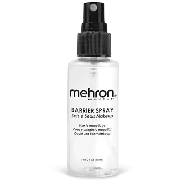 Mehron Makeup Barrier Spray | Makeup Setting Spray for Face 2 fl oz (60 ml) - 2 Fl Oz (Pack of 1)