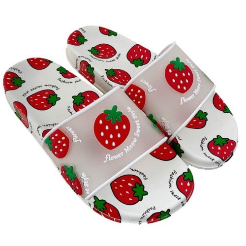 Foodie Sandals - Strawberries / 9
