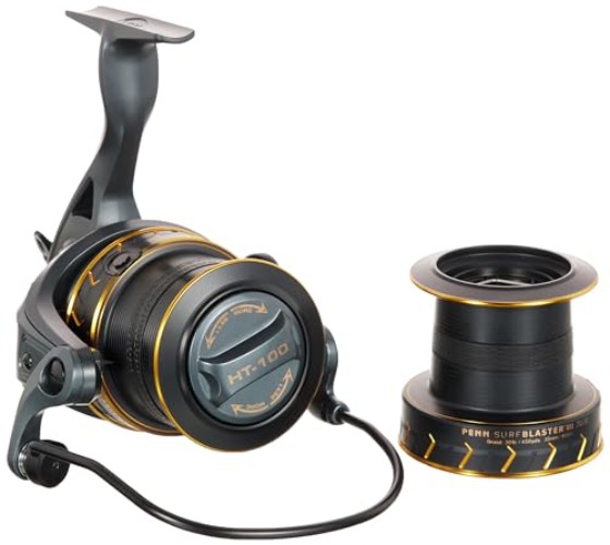 PENN Surfblaster III Longcast Fishing Reel - Long Distance Spool Surf Casting Reel for Saltwater Beach and Rock Fishing - 8000