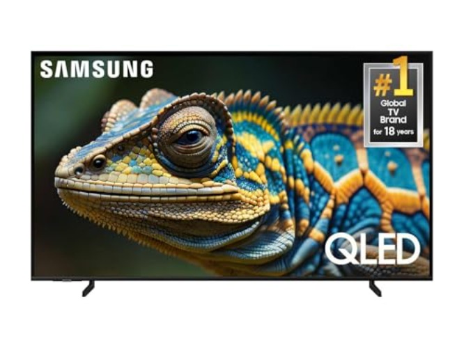SAMSUNG 70-Inch Class QLED 4K Q60D Series Quantum HDR Smart TV w/Object Tracking Sound Lite, Motion Xcelerator, Slim Design, Gaming Hub, Alexa Built-in (QN70Q60D, 2024 Model) - 70-Inch - TV Only