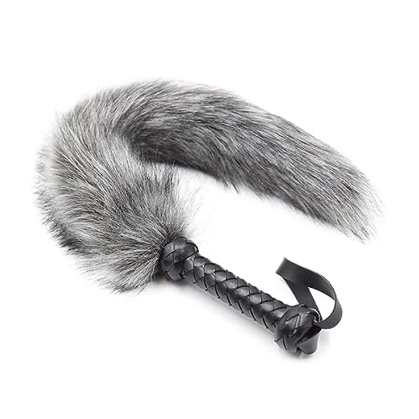 MKKJ Flogger Spanking Sex, SM Slap Sex Toys with Fluffy Feather Tail Spanking Hand Whip for Fetish BDSM Flogger Teases Irritates Exotic Products, for Horses, Equestrian Riding Horseback Riding Crop