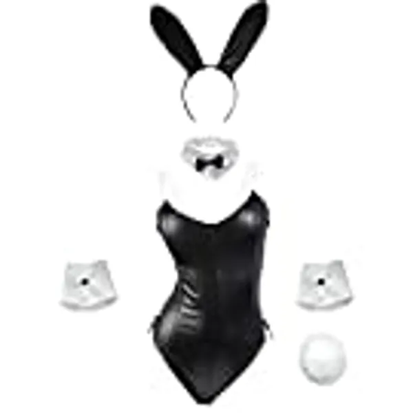 paloli Women Mai Sakurajima Cosplay Costume, One Piece Sexy Bunny Girl Bodysuit Set