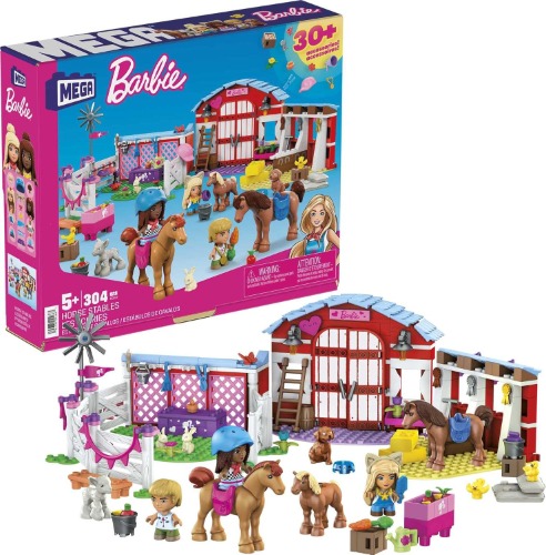 Mega Barbie Pets Horse Toy Building Set