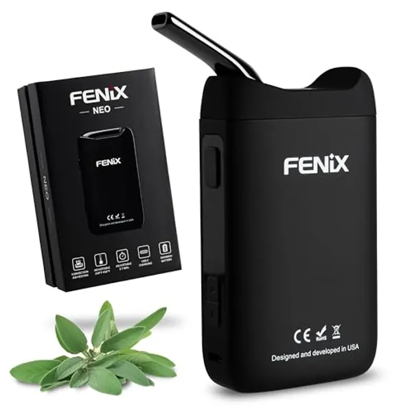 WOLKENKRAFT FENiX NEO Premium Vaporizer USB-C | 100% Konvektion | Kammer aus Titan | Neue patentierte Kühltechnik | Keramik-Kühlpfad und Keramik-Mundstück | Temperaturbereich 120-221°C