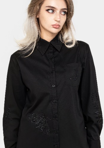 Amon Embroidered Shirt | US 14