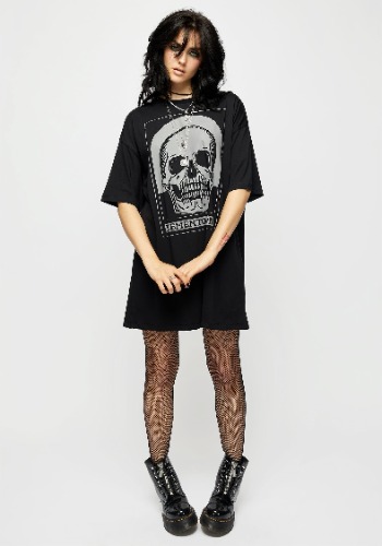 Memento Mori Tee Dress | US 14