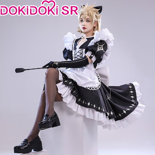 【Ready For Ship】DokiDoki-SR Game Genshin Impact Albedo Cosplay Costume Maid | S