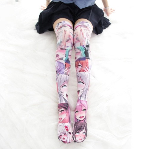 Ahegao Stockings - Pink