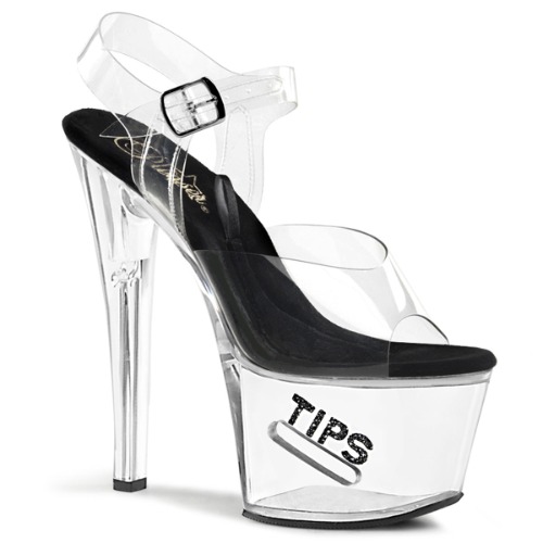 Tipjar-708-5 | Black/Clear / 7
