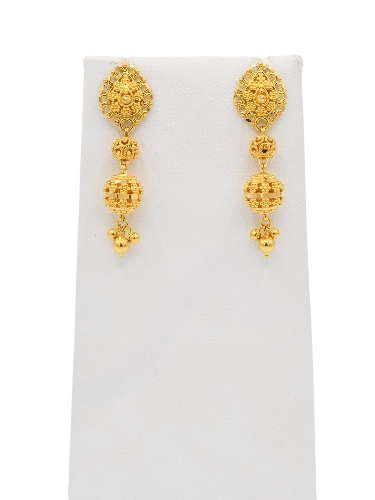 22ct Gold Ball Earrings 