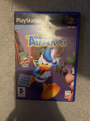 Donald Duck Quack Attack PS2 Playstation 2 Game