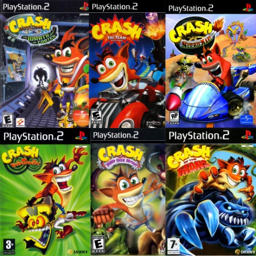 Crash Bandicoot PlayStation PS2 Retro Games - Choose Your Game - Collection