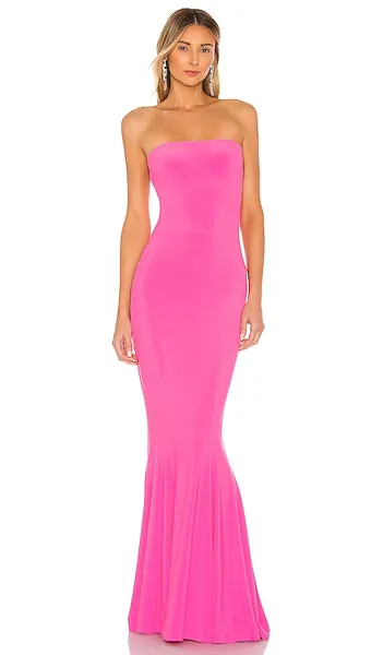 x REVOLVE Strapless Fishtail Gown