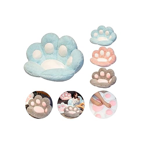 Cat Paw Cushion Cute Seat Cushion,Cat Paw Shape Lazy Sofa Bear Paw Chair Cushion Bear's Paw Office Chair Cushion,Office Cozy Warm Seat Pillow,Plush Sofa Cushion Home Decoration