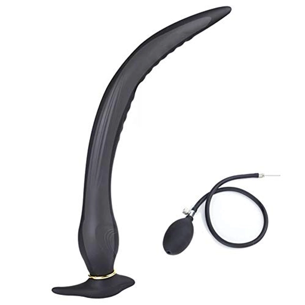 ZJIEX Analplug Aufblasbar Silikon Anal Plug Buttplug Mit Pumpe Verstellbar Hohl Dildo FüR Anal Expansion Stimulation Bondage Anal Sex-Spielzeug FüR Paare MäNner Frauen Set