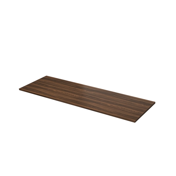 EKBACKEN desk top - brown walnut pattern 246x2.8 cm