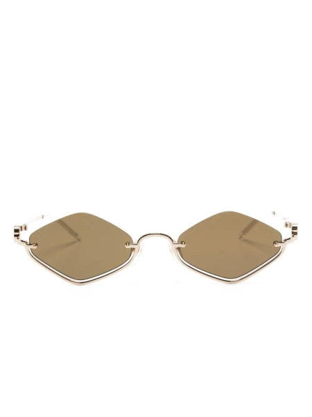 Double G geometric-frame sunglasses