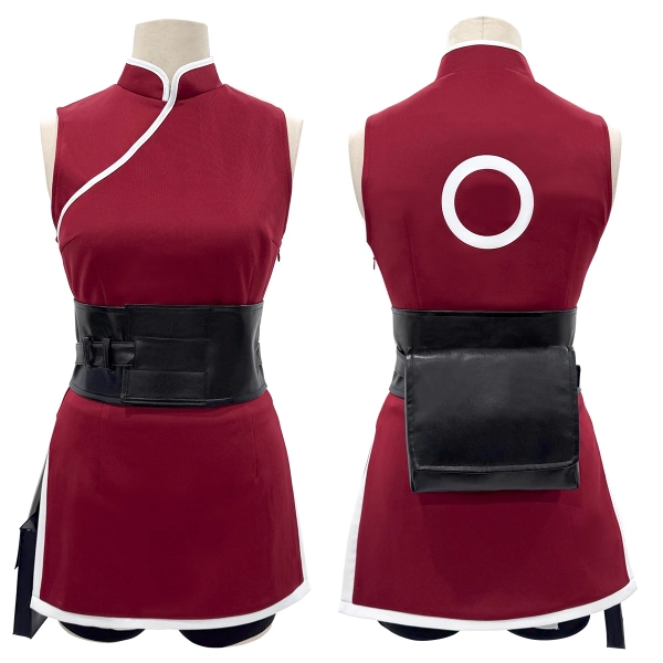 HOLOUN Anime Haruno Sakura Cosplay Costume Top Shorts Pouch Halloween Christmas Gift Cos Convention - AliExpress 200000532