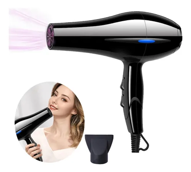 Secadora de cabello PXchg PXchg-CFJ negra 127V