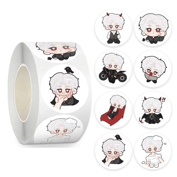 500PCS Love and Deepspace Sticker Roll Cute Sylus Sticker Set