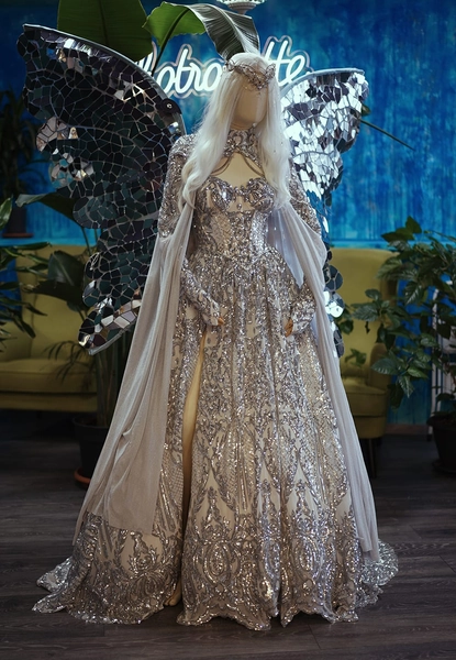Moondrop Mousse Dress by Chotronette - Made to Measure