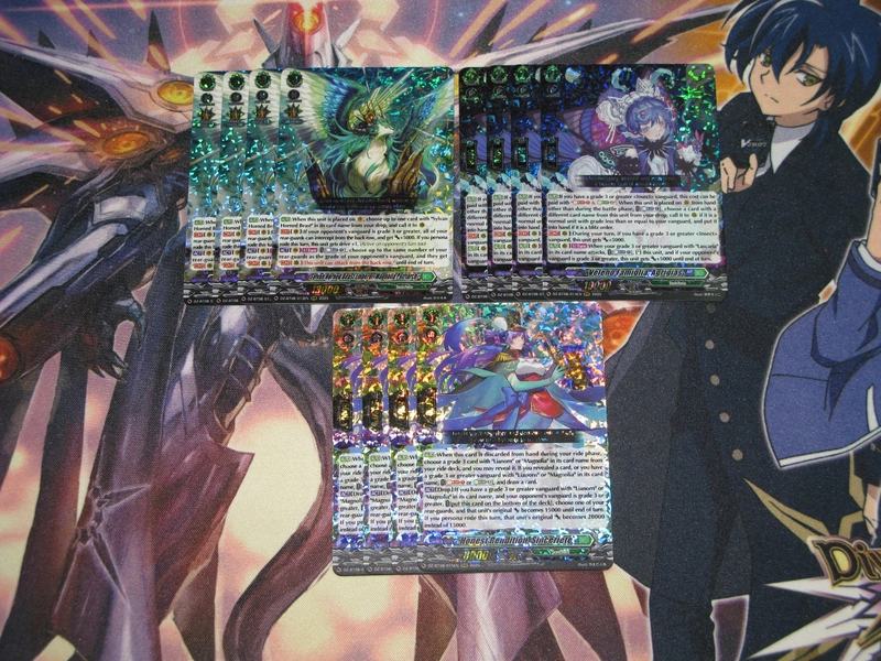 Cardfight Vanguard DZ-BT08 Knights 0f Rebirth Stoicheia Playset