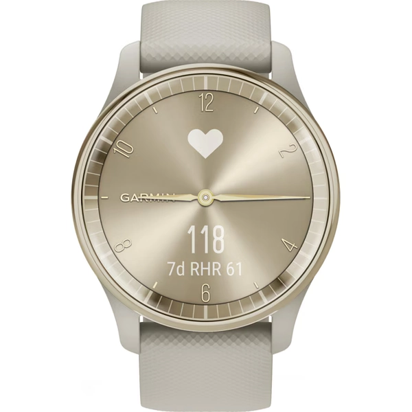 Garmin Vívomove Trend Hybrid Smartwatch Lin / Crème