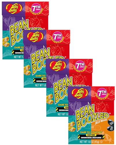 Just Grown Jelly Belly Beanboozled *7th Edition* (1.6 oz Pack of 4)